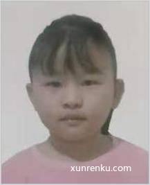 失踪人6岁(目测) 女 胡新阳 发色：黑 在邯郸市救助站