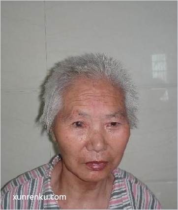 失踪人62岁(目测) 女 民政杏 智力残疾|||精神异常 在滁州市救助站