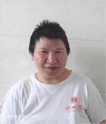 失踪人32岁(目测) 女 民政芳 智力残疾|||精神异常 在滁州市救助站
