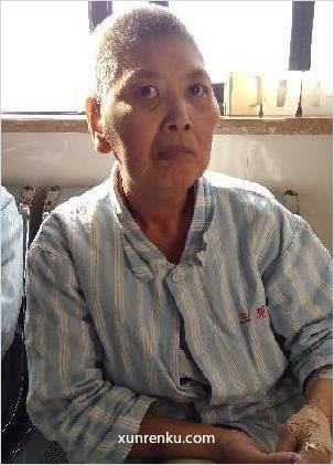 失踪人70岁(目测) 女 00050 智力残疾 在江阴市救助站