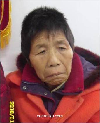 失踪人54岁(目测) 女 不详 精神异常 在滕州市救助站
