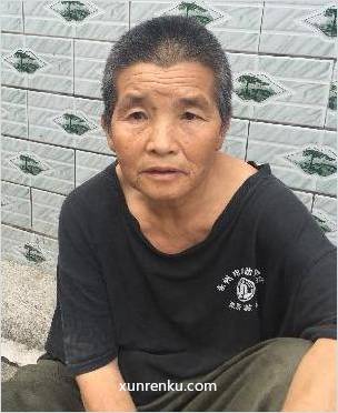 失踪人65岁(目测) 女 张显美 智力残疾 在永州市救助站