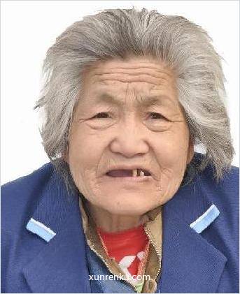 失踪人77岁(目测) 女 无名氏 智力残疾 在渭南市救助管理站