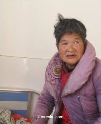 失踪人61岁(目测) 女 无名氏12 发色：黑 在大丰市救助站