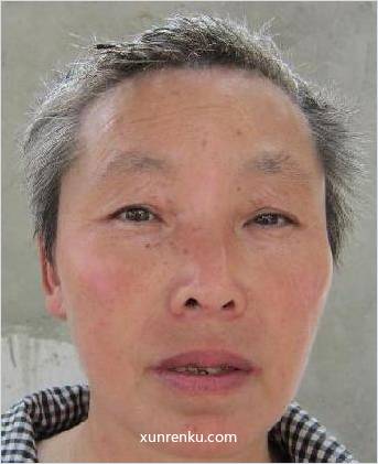 失踪人45岁(目测) 女 1427913 智力残疾 在淮安市救助站