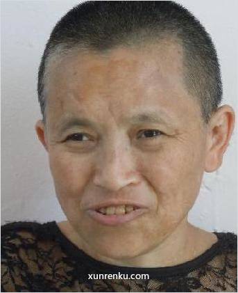 失踪人50岁(目测) 女 无名氏CJZ503CH108 发色：黑 在广州市从化区救助管理站