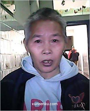 失踪人55岁(目测) 女 救助女140920 精神异常 在桂林市救助站