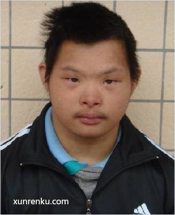 失踪人19岁(目测) 男 坤造1654 智力残疾 在广东省第一救助中心