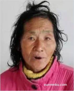 失踪人61岁(目测) 女 何玉梅（音） 精神异常：语无伦次，自言自语 在东台市救助站