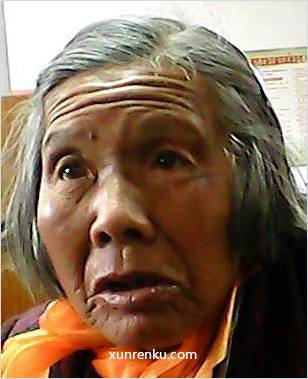 失踪人73岁(目测) 女 临海44 发色：白 在临海市救助站