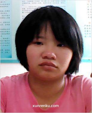 失踪人21岁(目测) 女 李芳琴 智力残疾 在广东省第一救助中心
