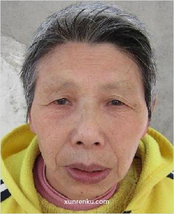 失踪人60岁(目测) 女 081272 智力残疾|||精神异常 在淮安市救助站
