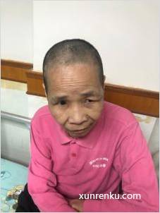 失踪人68岁(目测) 女 DP深秀枝 精神异常 在深圳市救助管理站