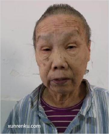 失踪人72岁(目测) 女 元海盐 智力残疾|||精神异常 在嘉兴市救助管理站