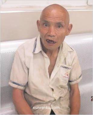 失踪人65岁(目测) 男 无名8486 发色：白 在襄阳市级救助站