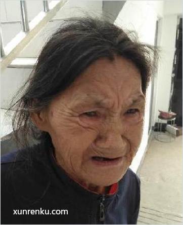 失踪人70岁(目测) 女 无名女 智力残疾 在铜山县救助站