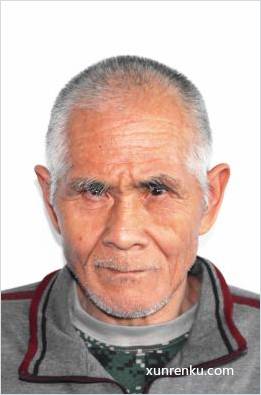 失踪人75岁(目测) 男 朝一六六 发色：白 在看丹老年公寓